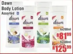 Devland Cash And Carry Dawn Body Lotion Assorted offer