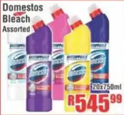 Devland Cash And Carry Domestos Bleach Assorted offer