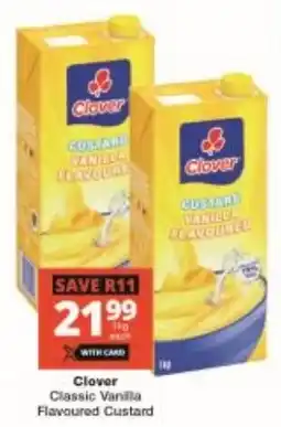 Checkers Clover Classic Vanilla Flavoured Custard offer