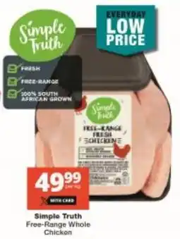 Checkers Simple Truth Free-Range Whole Chicken offer