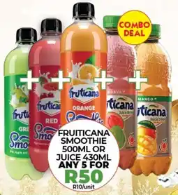 1UP Fruiticana smoothie or juice offer