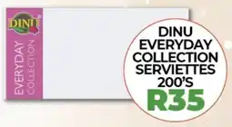 1UP Dinu everyday collection serviettes offer