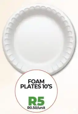 1UP Foam plates offer