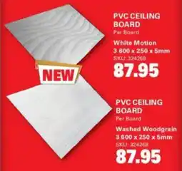 Cashbuild Pvc ceiling board offer