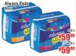 Devland Cash And Carry Always Pads Maxi offer