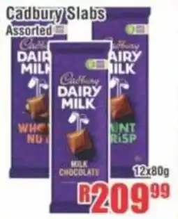 Devland Cash And Carry Cadbury Slabs Assorted offer