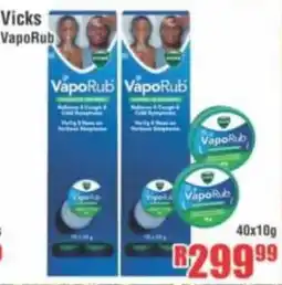 Devland Cash And Carry Vicks VapoRub offer