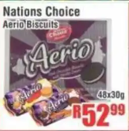 Devland Cash And Carry Nations Choice Aerio Biscuits offer