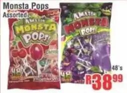 Devland Cash And Carry Monsta Pops Assorted offer