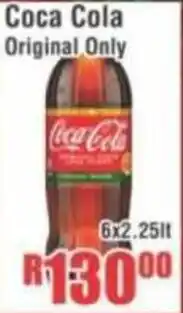 Devland Cash And Carry Coca Cola Original Only offer
