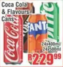Devland Cash And Carry Coca Cola & Flavours Cans offer