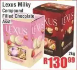 Devland Cash And Carry Lexus Milky Compound Filled Chocolate offer