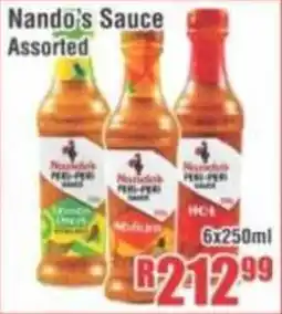 Devland Cash And Carry Nando's Sauce Assorted offer