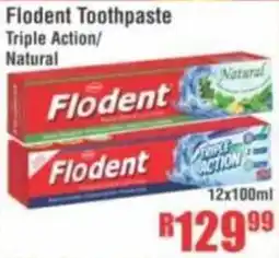 Devland Cash And Carry Flodent Toothpaste Triple Action/ Natural offer