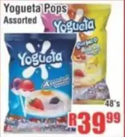 Devland Cash And Carry Yogueta Pops Assorted offer