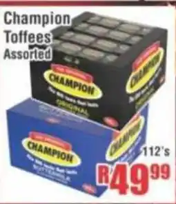 Devland Cash And Carry Champion Toffees Assorted offer