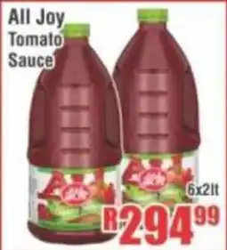 Devland Cash And Carry All Joy Tomato Sauce offer
