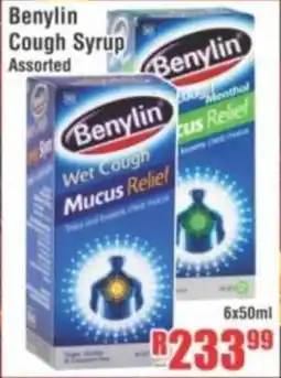 Devland Cash And Carry Benylin Cough Syrup Assorted offer