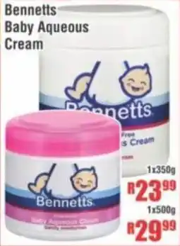 Devland Cash And Carry Bennetts Baby Aqueous Cream offer