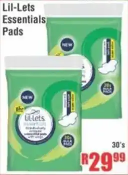 Devland Cash And Carry Lil-Lets Essentials Pads offer