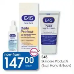 Clicks E45 Skincare Products offer