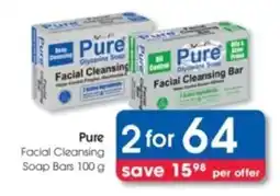 Clicks Pure Facial Cleansing Soap Bars offer