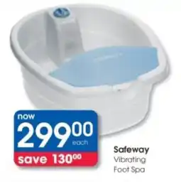 Clicks Safeway Vibrating Foot Spa offer