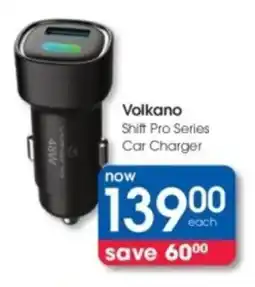 Clicks Volkano Shift Pro Series Car Charger offer