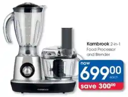 Clicks Kambrook 2-in-1 Food Processor and Blender offer