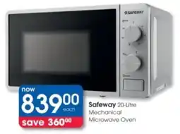Clicks Safeway Mechanical Microwave Oven offer