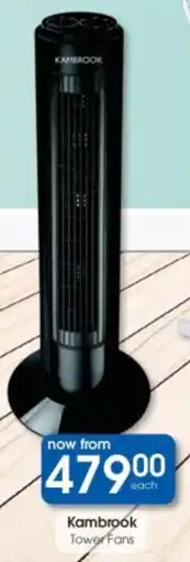 Clicks Kambrook Tower Fans offer