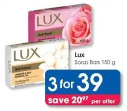 Clicks Lux Soap Bars offer