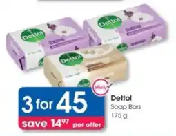 Clicks Dettol Soap Bars offer
