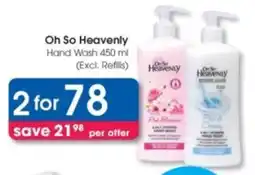 Clicks Oh So Heavenly Hand Wash offer