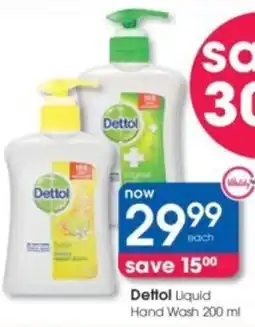 Clicks Dettol Liquid Hand Wash offer