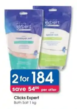 Clicks Clicks Expert Bath Salt offer