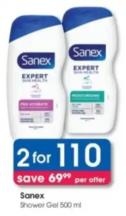Clicks Sanex Shower Gel offer