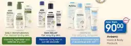 Clicks Aveeno Hand & Body Products offer