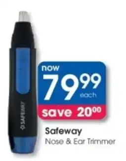 Clicks Safeway Nose & Ear Trimmer offer