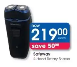 Clicks Safeway 2-Head Rotary Shaver offer