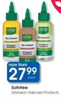 Clicks Sofnfree Glyfusion Haircare Products offer