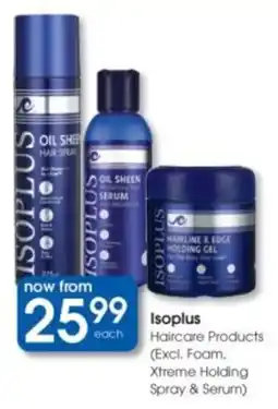 Clicks Isoplus Haircare Products offer