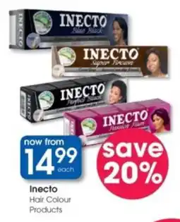 Clicks Inecto Hair Colour Products offer