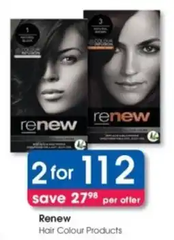 Clicks Renew Hair Colour Products offer