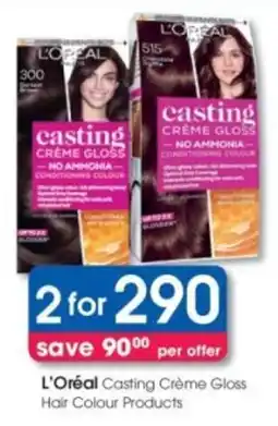 Clicks L'Oréal Casting Crème Gloss Hair Colour Products offer