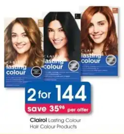Clicks Clairol Lasting Colour Hair Colour Products offer