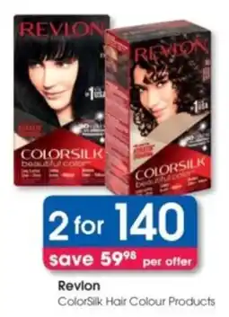Clicks Revlon ColorSilk Hair Colour Products offer