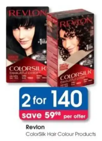 Clicks Revlon ColorSilk Hair Colour Products offer
