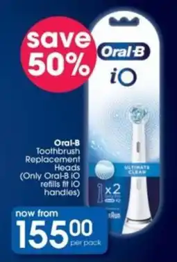 Clicks Oral-B Toothbrush Replacement Heads offer