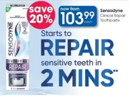 Clicks Sensodyne Clinical Repair Toothpaste offer